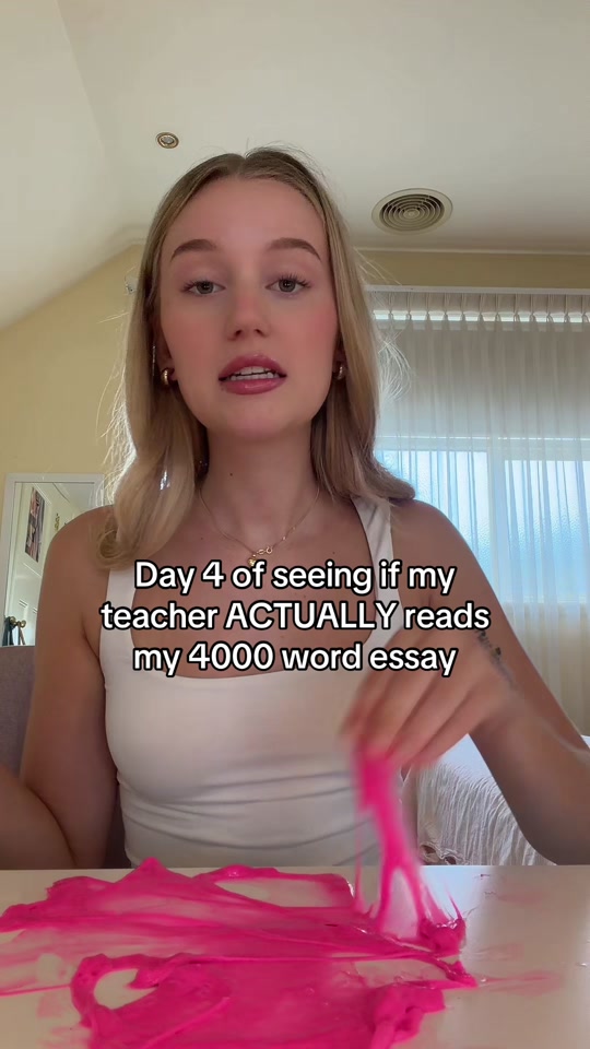 Student Tests if Her Teacher Reads Essays by Hiding Messages by studywithinez